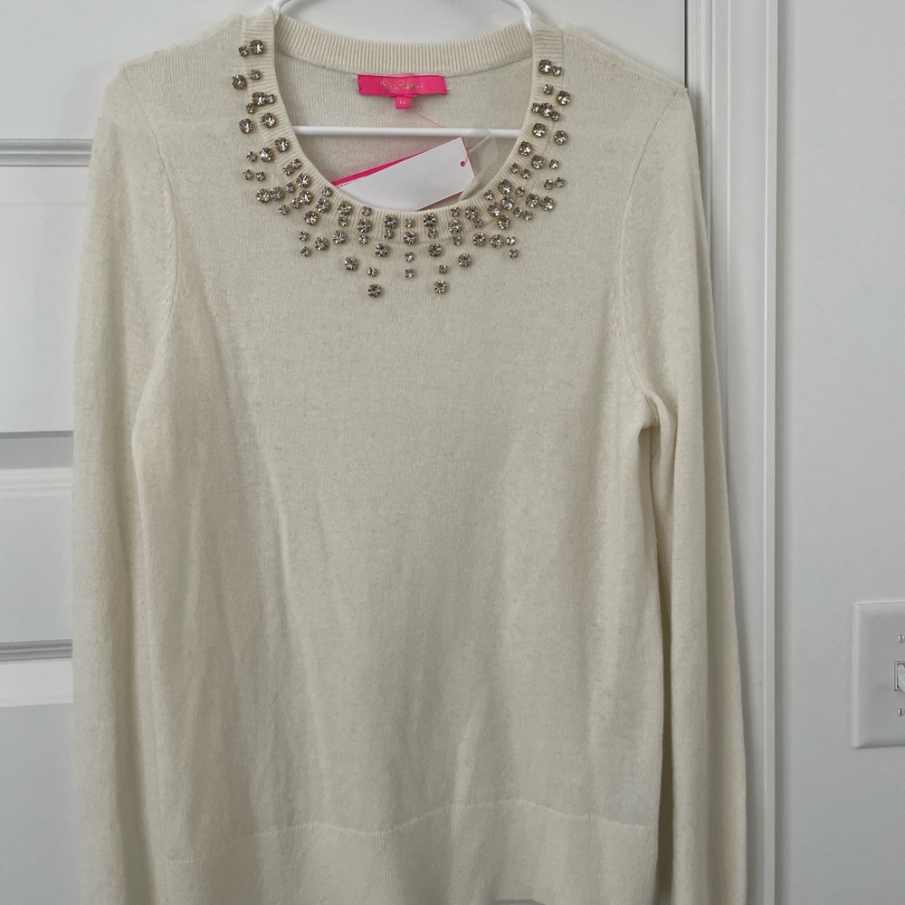 Lilly Pulitzer NWT Sweater Rhinestones